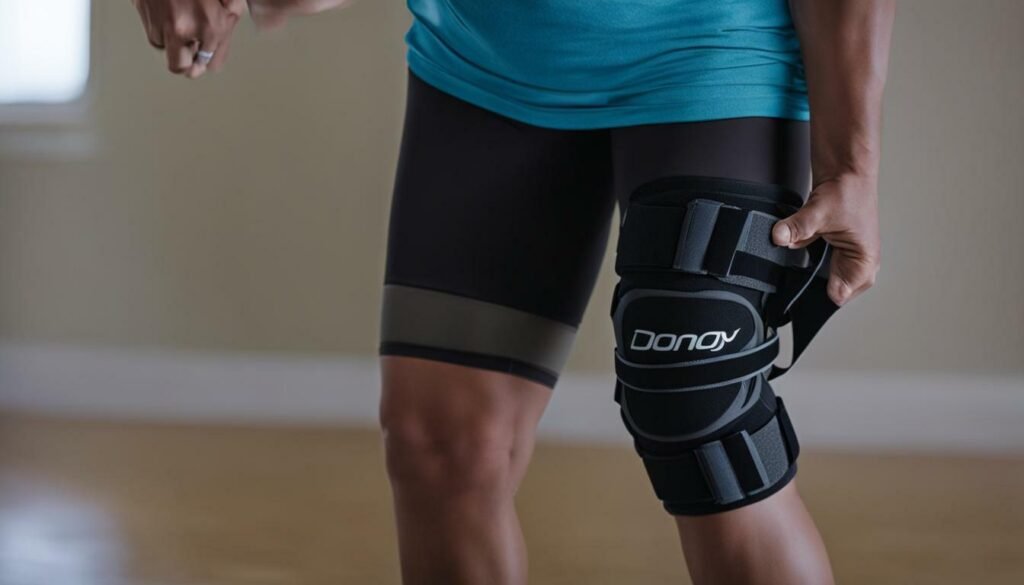 How To Put On Donjoy Knee Brace