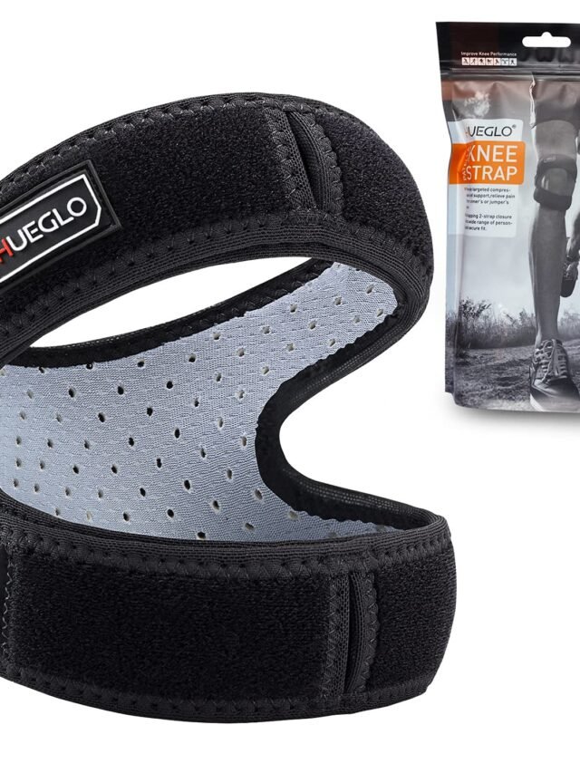 HUEGLO Dual Patella Knee Strap for hiking