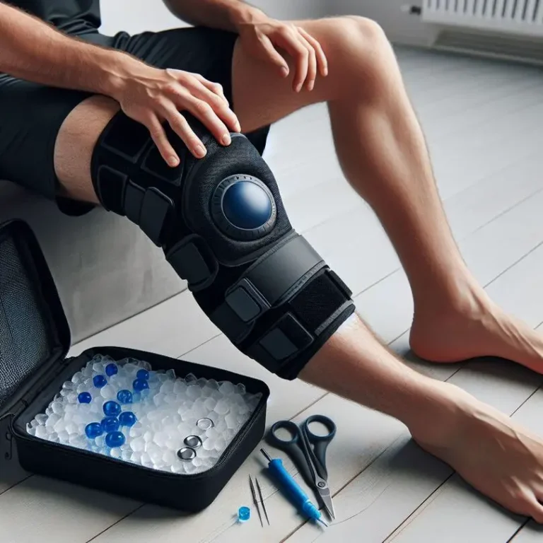 Speedy Recovery: Cold Therapy Kit for Surgery & Injuries - Wearable Knee Pad