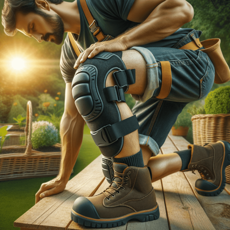 Knee Pads with Lumbar Support for Gardeners with Back Pain